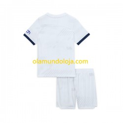 Camisola Tottenham Hotspur Criança Equipamento Primeiro 2023-2024 Manga Curta